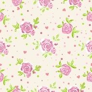 Seamless roses wallpaper pattern N2