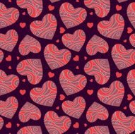 Abstract background with hearts N24