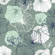 Seamless floral background N330