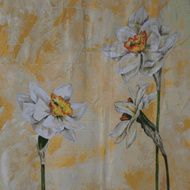 painting floral card N10