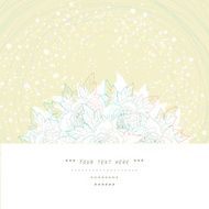 Beautiful bouquet in vector Hand drawn vector illustration N3