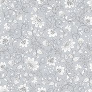 Seamless pattern with decorative flowers N20