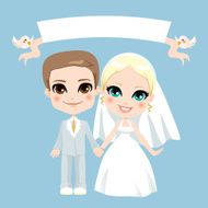 White Couple Wedding
