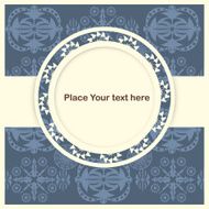 Vector ornate frame N2