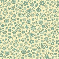 Seamless pattern of flowers N67