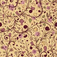 Floral vintage seamless pattern N8