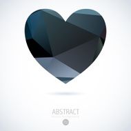 Vector Geometric Mosaic Heart N3