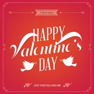 Valentine&#039;s Day Card - Illustration