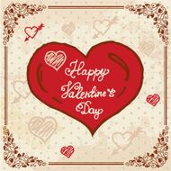 Background with heart N14