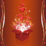 Magic Box with Hearts