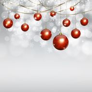 Winter White Holiday Background