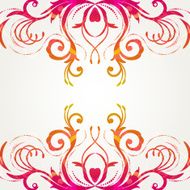 Retro floral background for vintage design N4