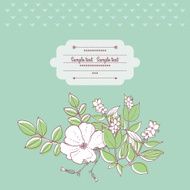 Floral decor N198