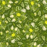 Romantic floral pattern N8