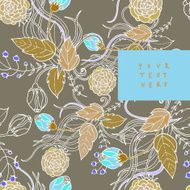 Floral decor N208