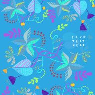 Floral card N76