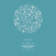 Floral card N77