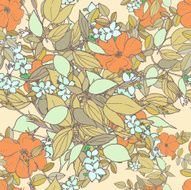 floral seamless pattern N739