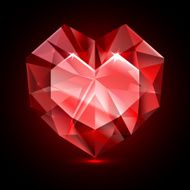 Heart shape diamond (eps10)