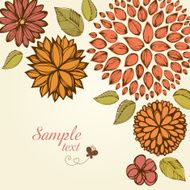 Floral card N83