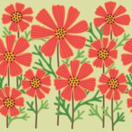 floral seamless pattern N741