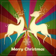 Christmas Rreindeer Couple