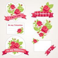 Card design Roses