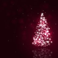 Holiday Bokeh Christmas Tree