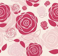 Floral Seamless Pattern Background for Wedding and Birthday Vec N29