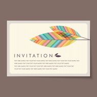 Beautiful vintage invitation cards layouts N78