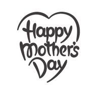 Happy mother&#039;s day hand-drawn lettering N2