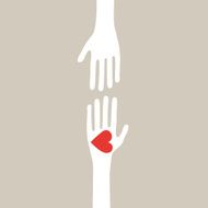 heart love emotional exchange romance valentine illustration