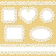 Doily And Frame Set
