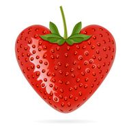Heart Shaped Strawberry