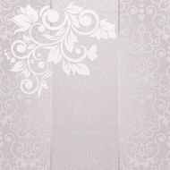 Card Designs with floral elements and butterfly- Illustration