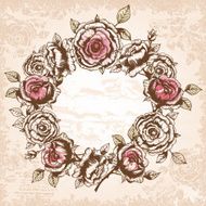 romantic floral frame N2