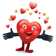 Happy Smiling Heart in Love