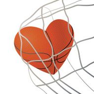 Heart Shape Basketball