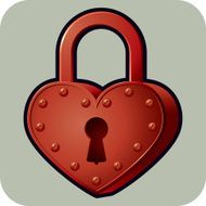 Heart Padlock N5