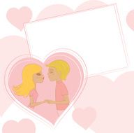 Love kiss card