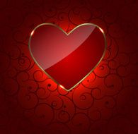 Valentine`s Day card vector illustration N6
