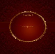 invitation vintage label vector frame