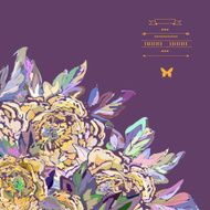 Beautiful bouquet in vector Hand drawn vector illustration N4