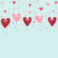 Valentine hand drawing background N2