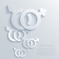 vector male and female background Eps10 N2