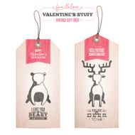 Set of Valentine&#039;s day gift tags N5