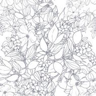 floral seamless pattern N742