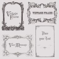vintage frames and design elements N41