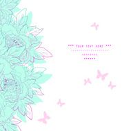 Beautiful flowers in vector Hand drawn vector illustration