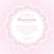 Vintage invitation card N127